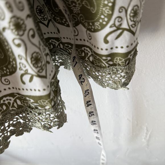 Y Apparel Dress Y2k Fairy Small White Green Boho‎ Sundress Crochet Lace Midi - Picture 6 of 9